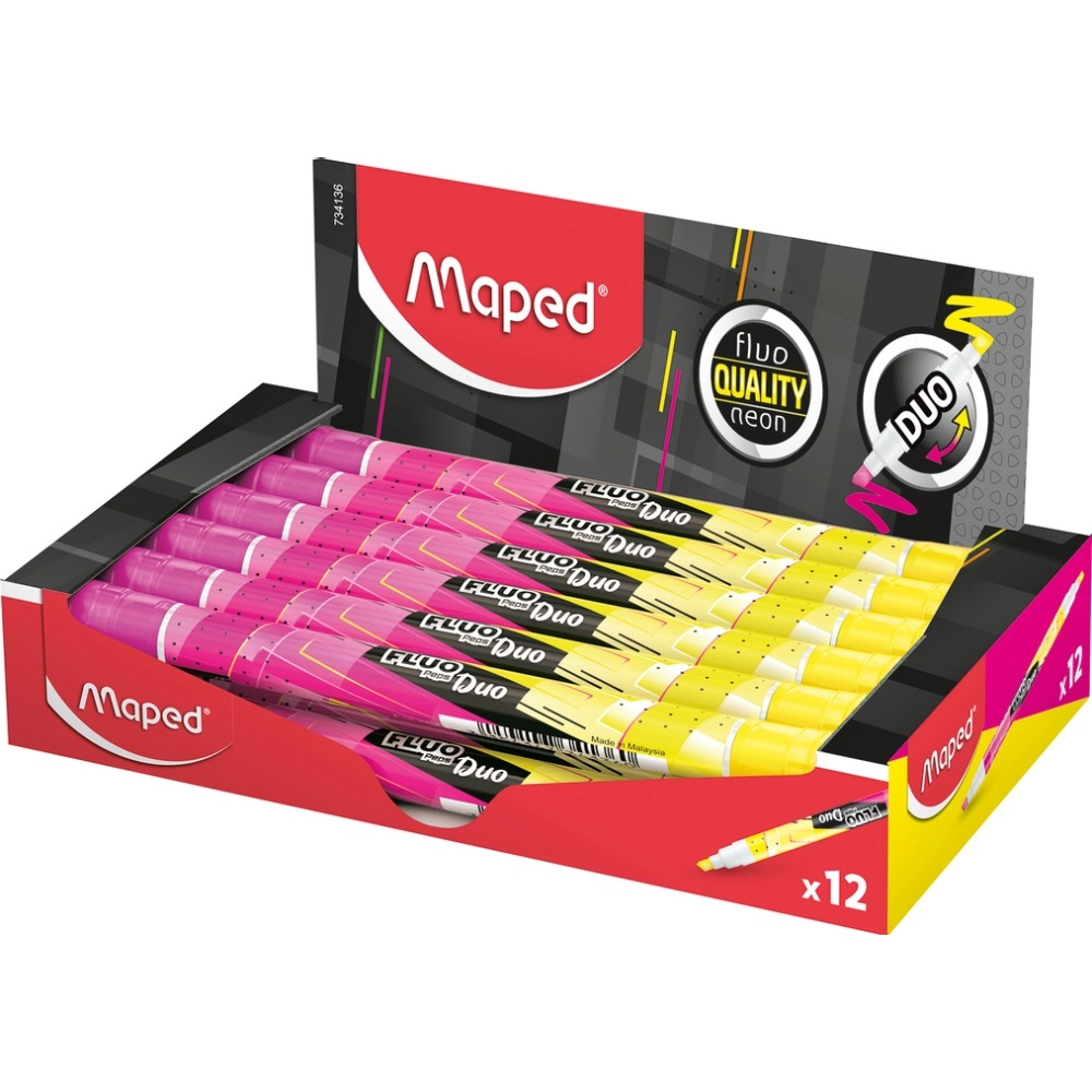 Marca Texto Fluo Peps Duo Rosa