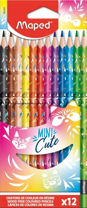 Lapis De Cor Mini Cute C/12 Maped