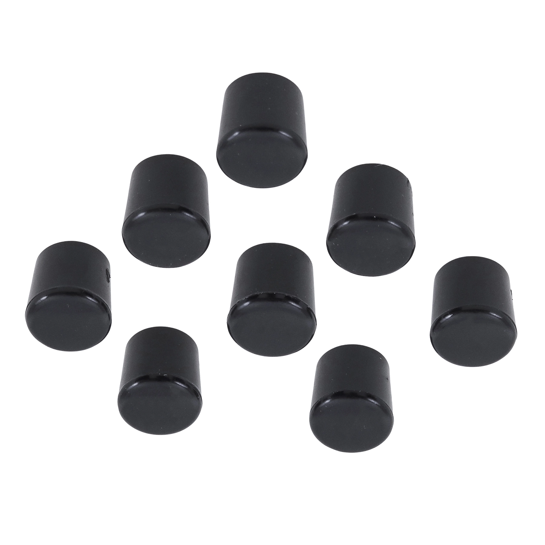 Ponteira para Móveis Redondo Plástico 10mm Preto Standers