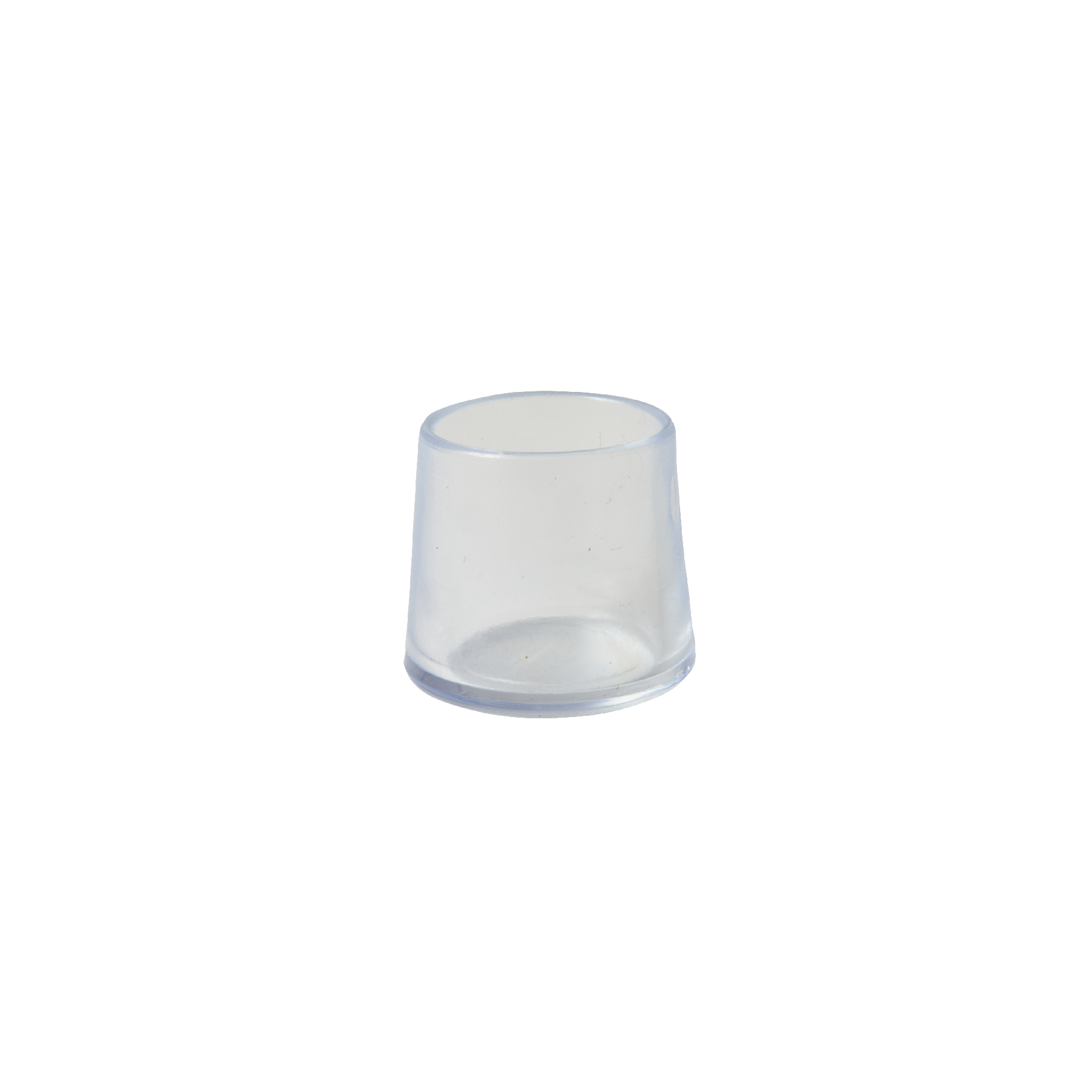 Ponteira para Móveis Redondo Plástico 20mm Transparente Standers