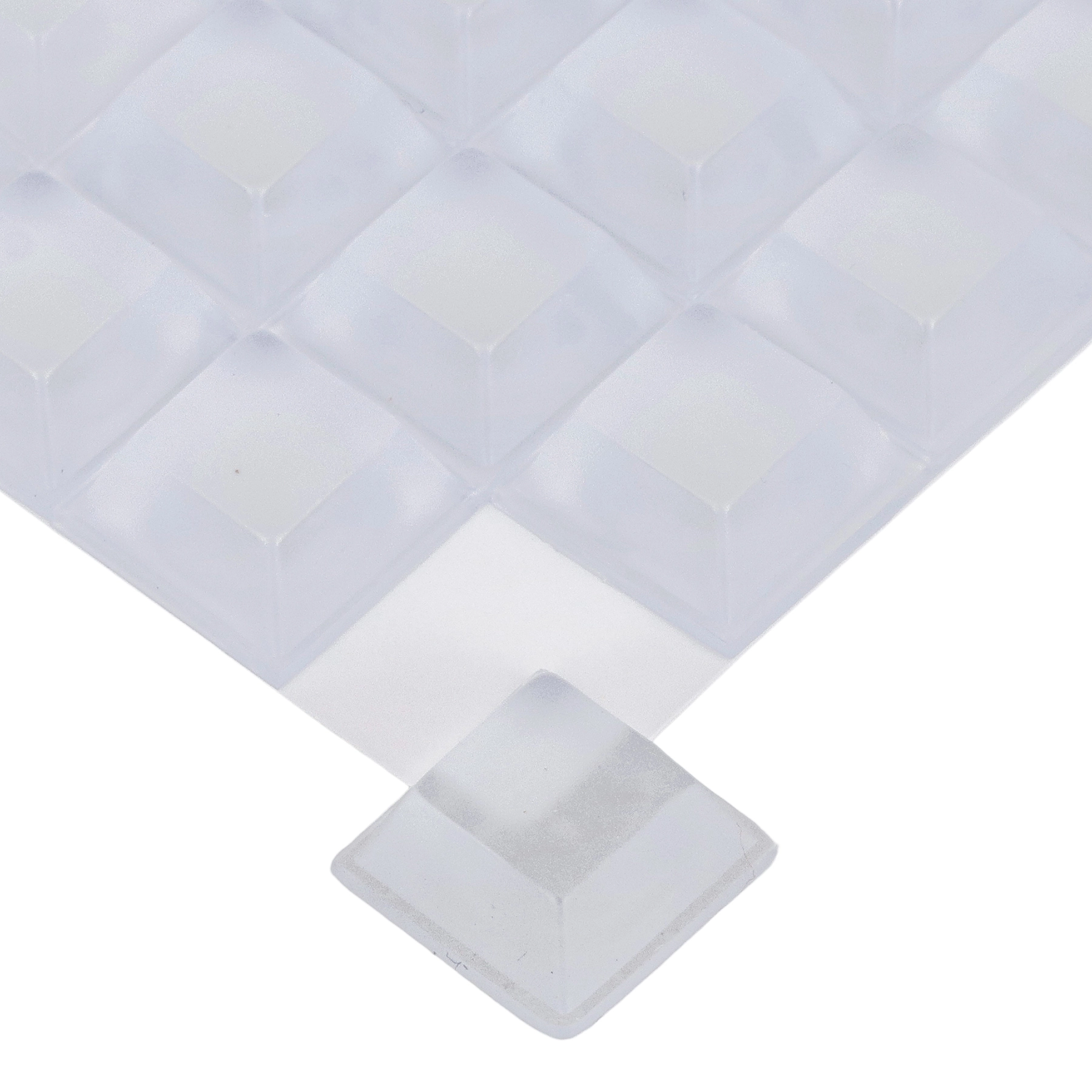 Gota Anti-Impacto Quadrada 13x13mm com 20 peças Standers