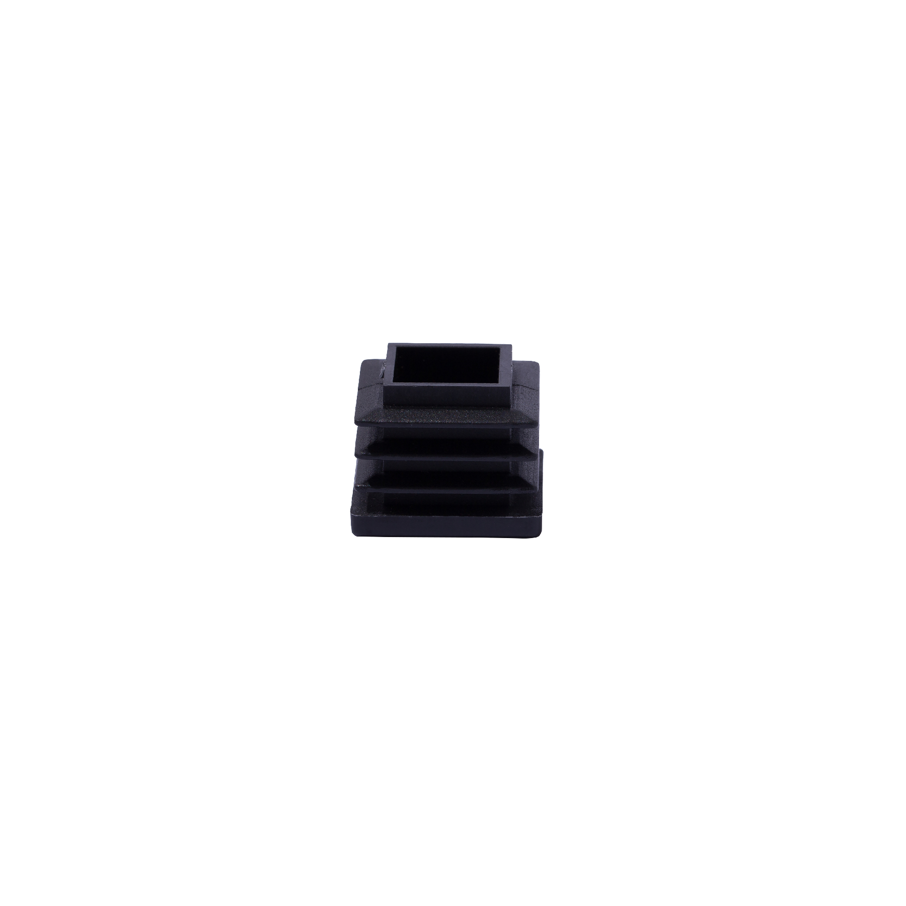 Ponteira para Móveis Quadrado Plástico 21x21mm Preto  Standers