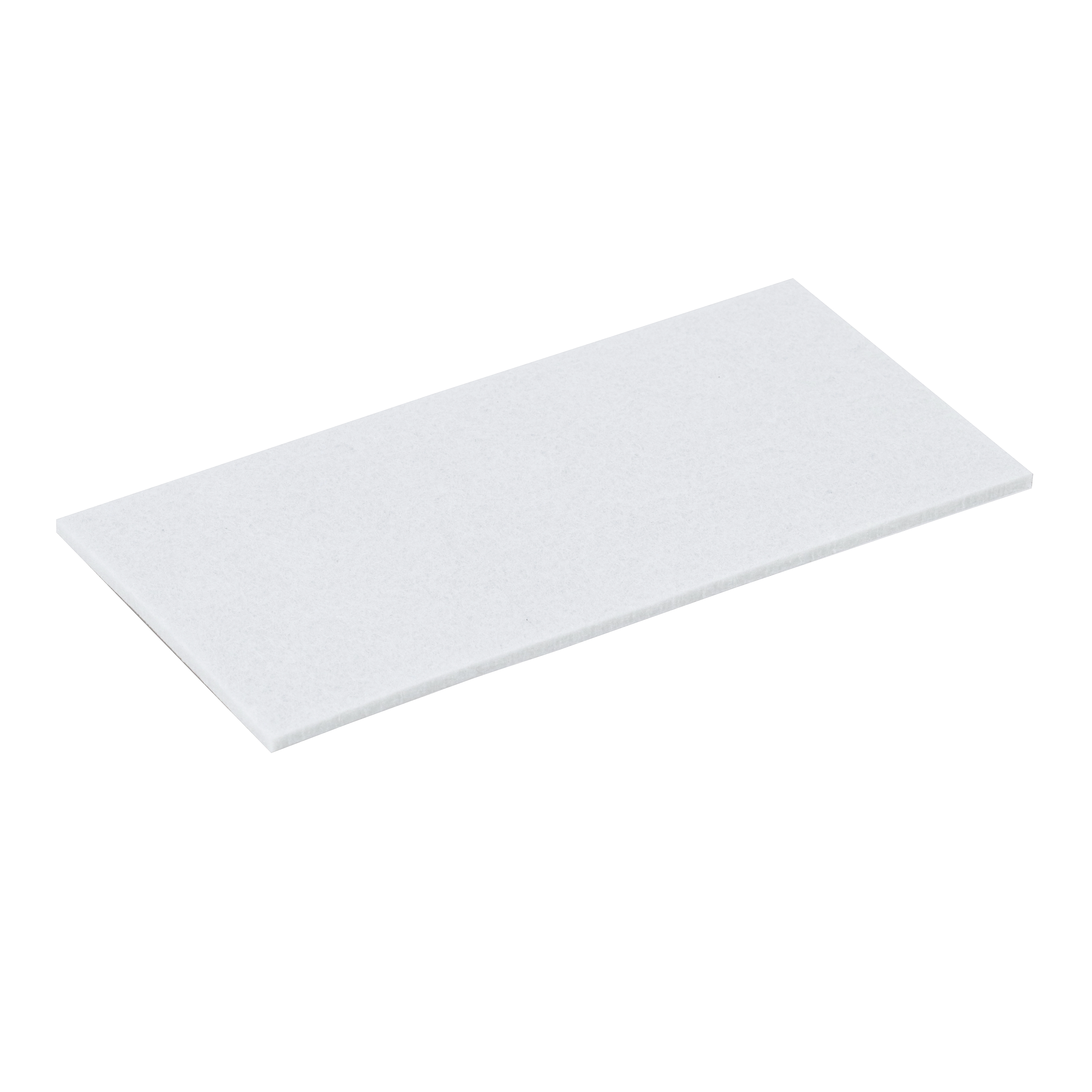 Feltro Protetor Retangular Branco 200x100mm Standers 1 peça