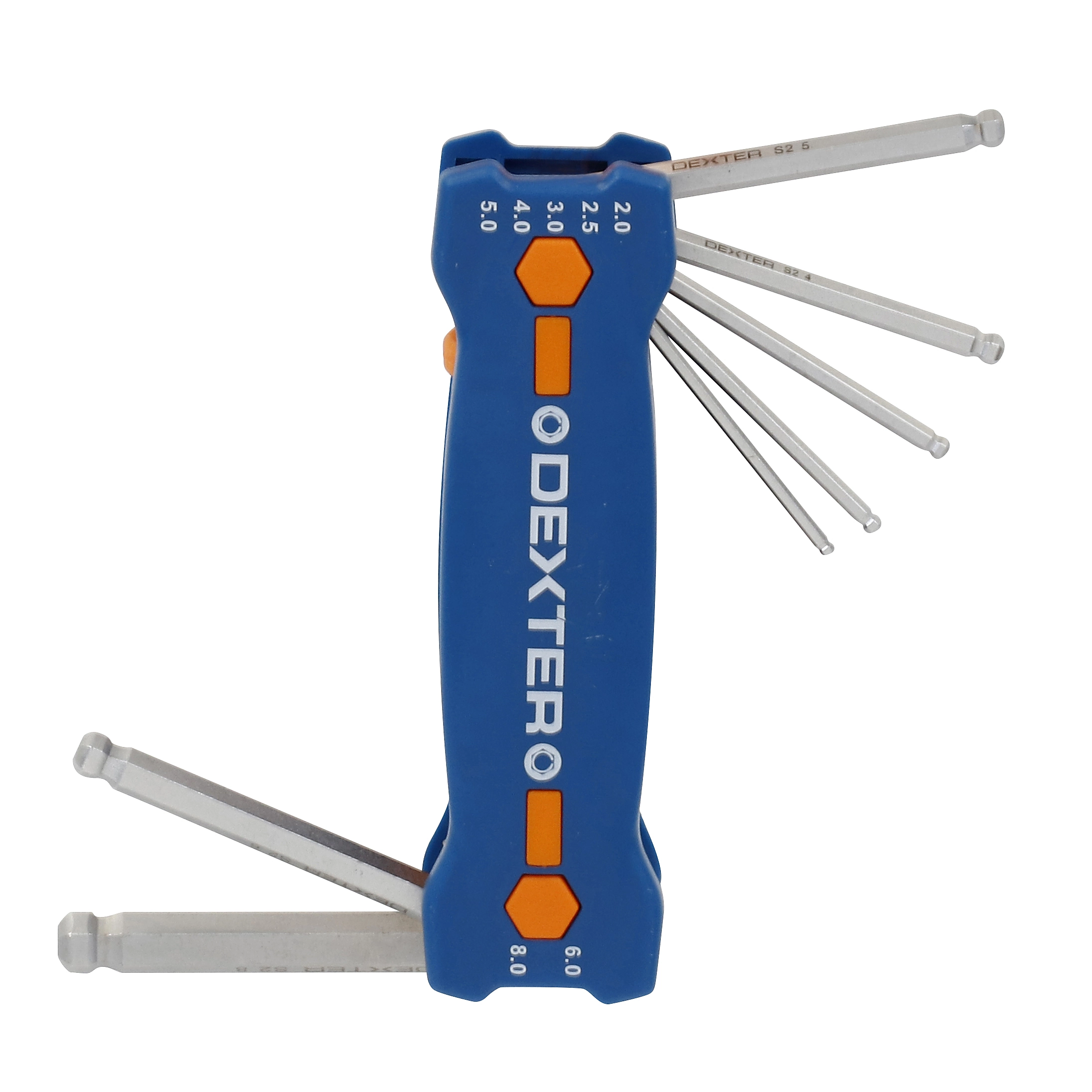 Jogo Mini Chave Allen 2 a 8mm 7 peças Dexter