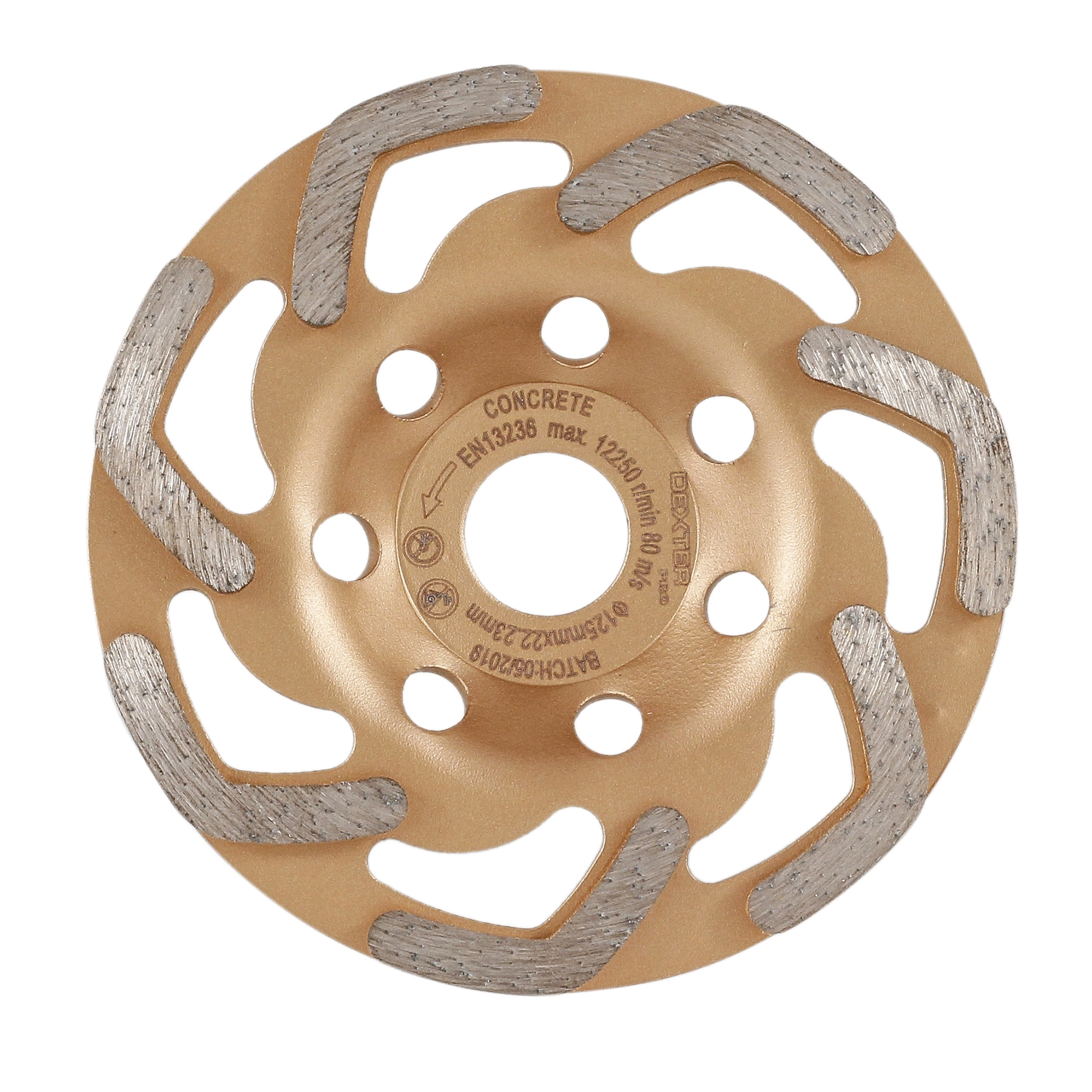 Disco de Desbaste para Concreto 5" 125mm 1 unidade Dexter Pro