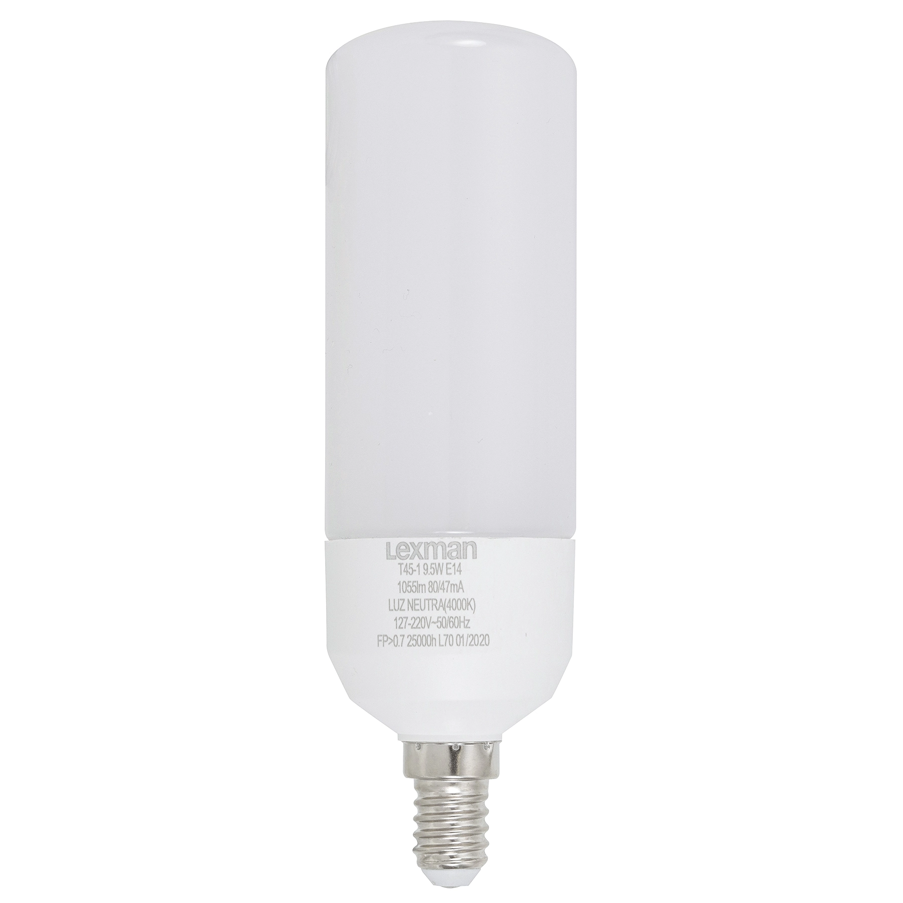Lâmpada LED Compacta Luz Neutra 9,5W Lexman Bivolt