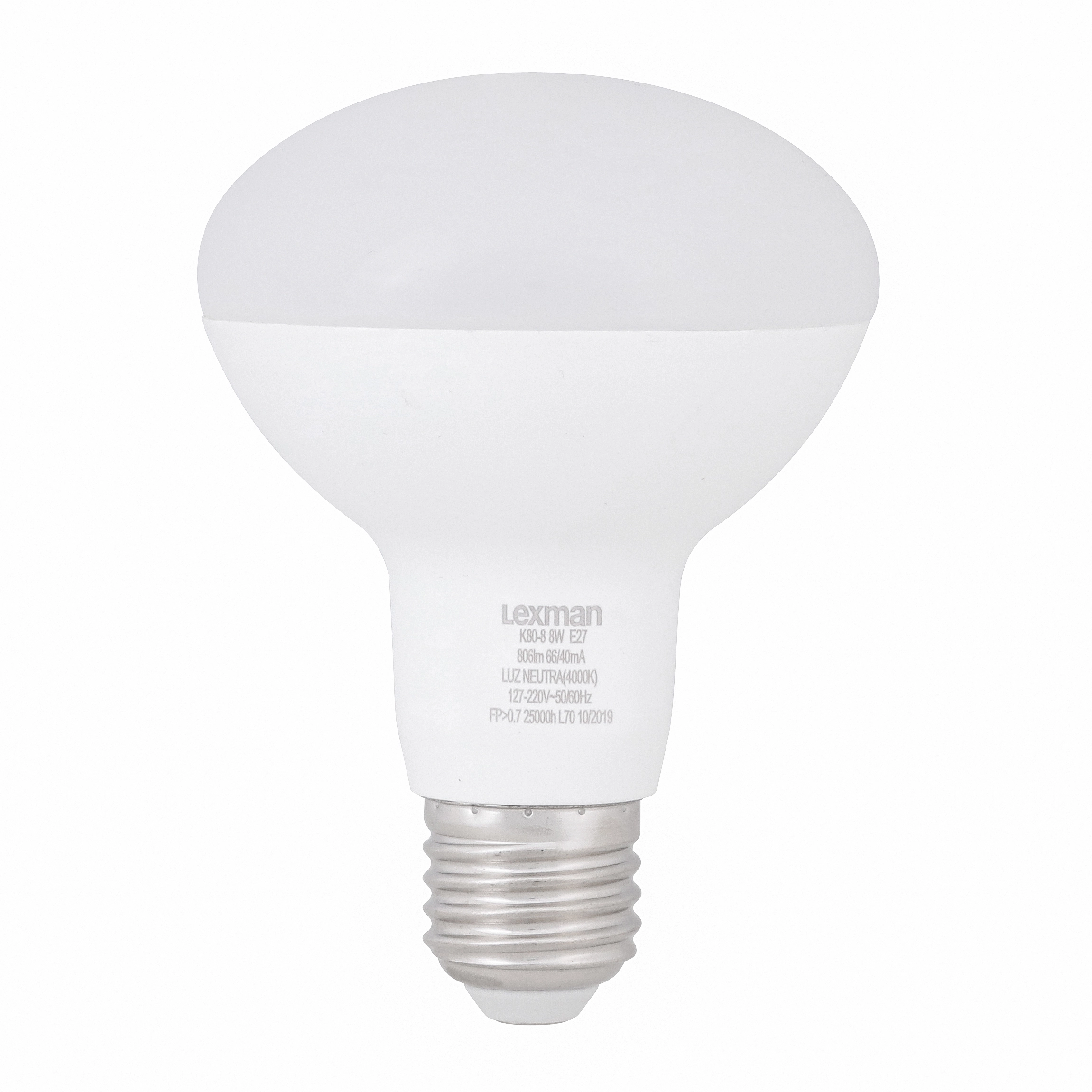 Lâmpada LED Refletora Luz Neutra 8W Lexman Bivolt