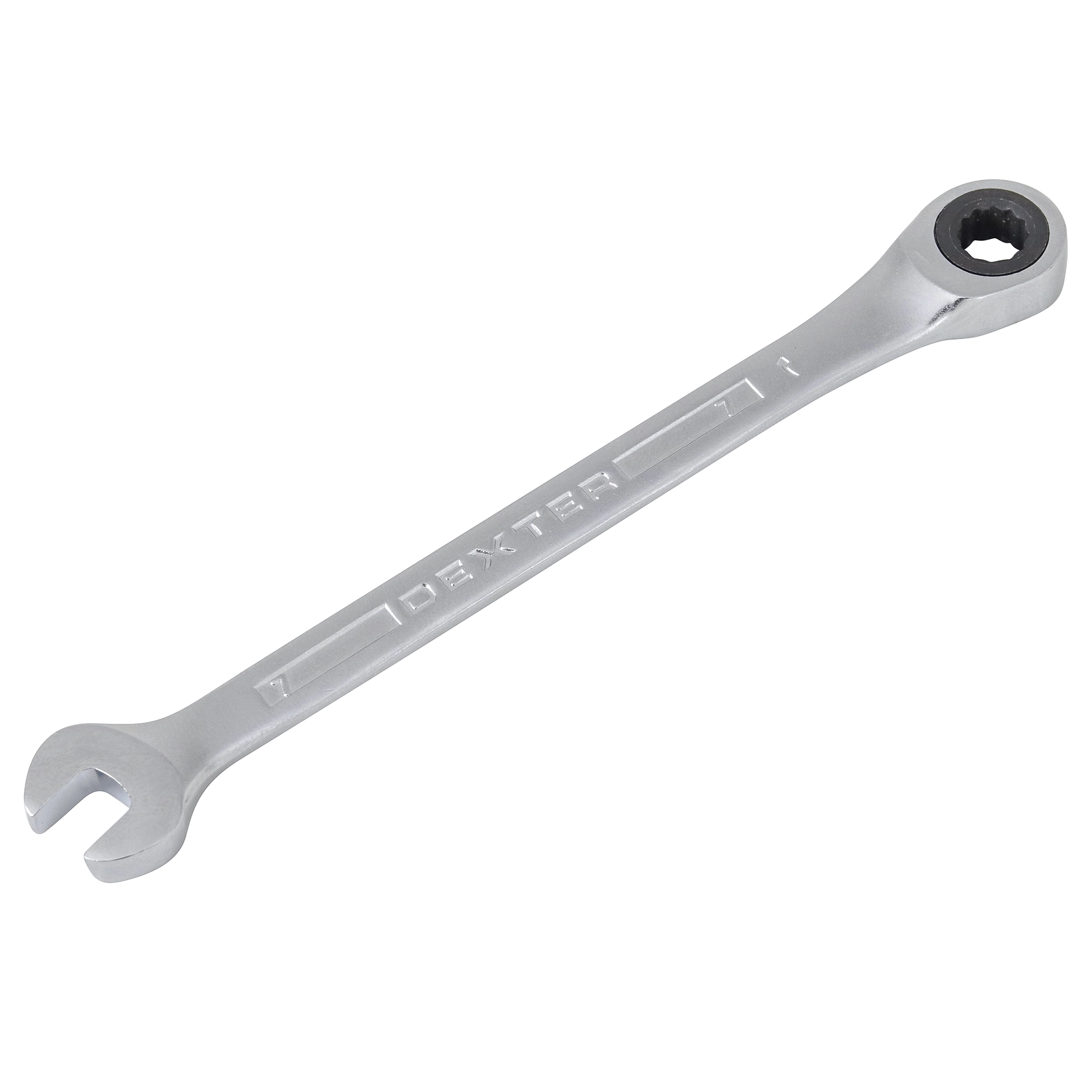 Chave Combinada com Catraca 7mm em Aço Cromo-Vanádio Dexter