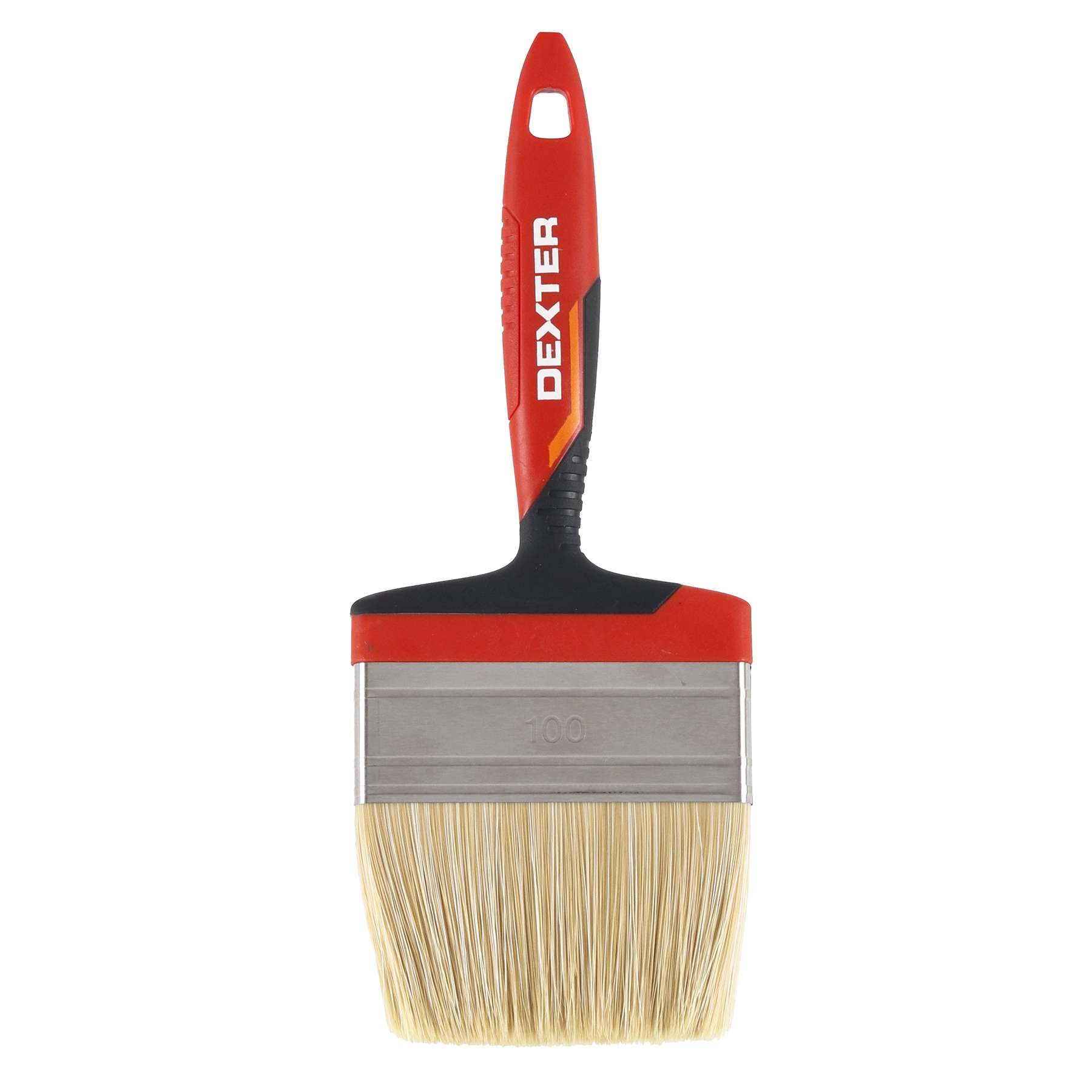 Pincel para Esmalte 100mm Dexter Cabo Ergonômico Vermelho