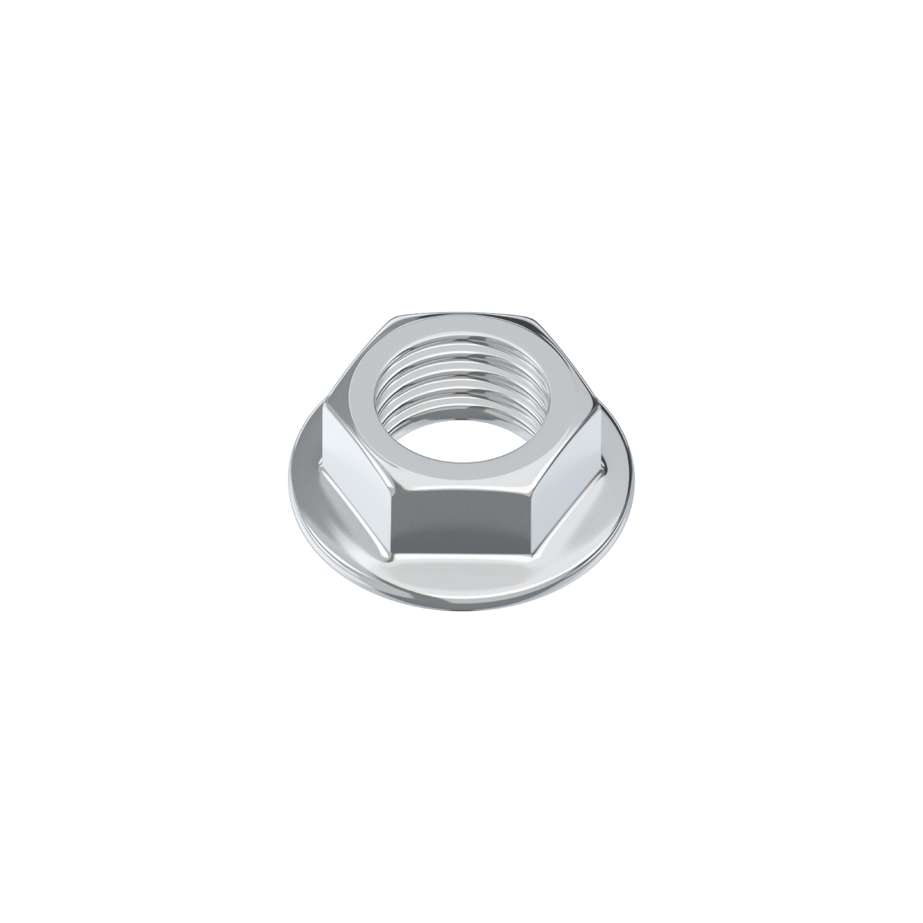 Porca Sextavada Flangeada 10mm 4 peças