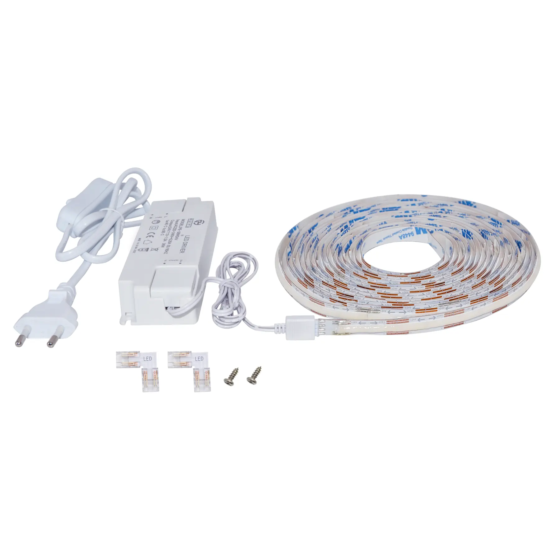 Fita de Led Luz Neutra IP20 33,6W 24V Inspire 5m