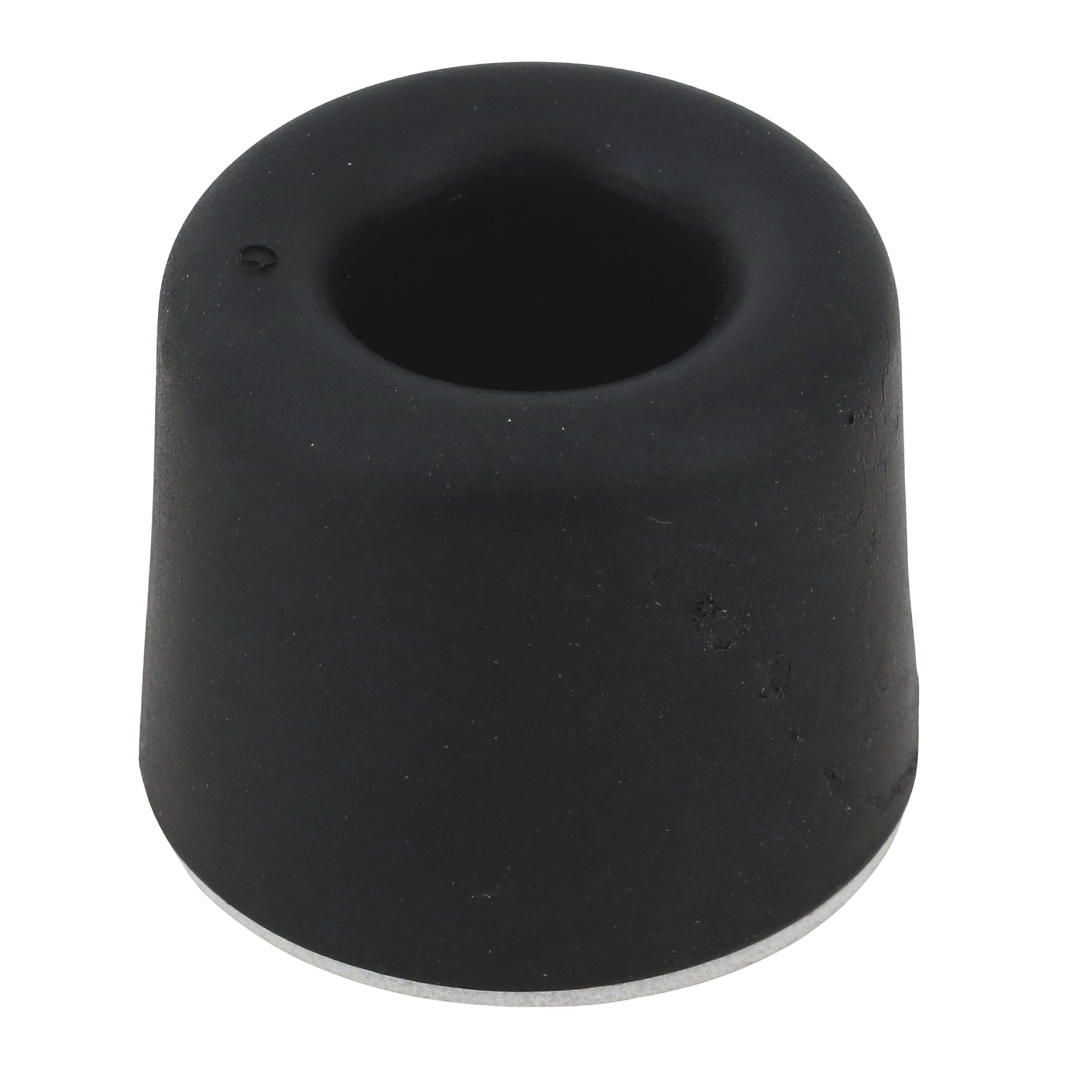 Batedor para Porta Hibrido Autoadesivo Borracha Preto