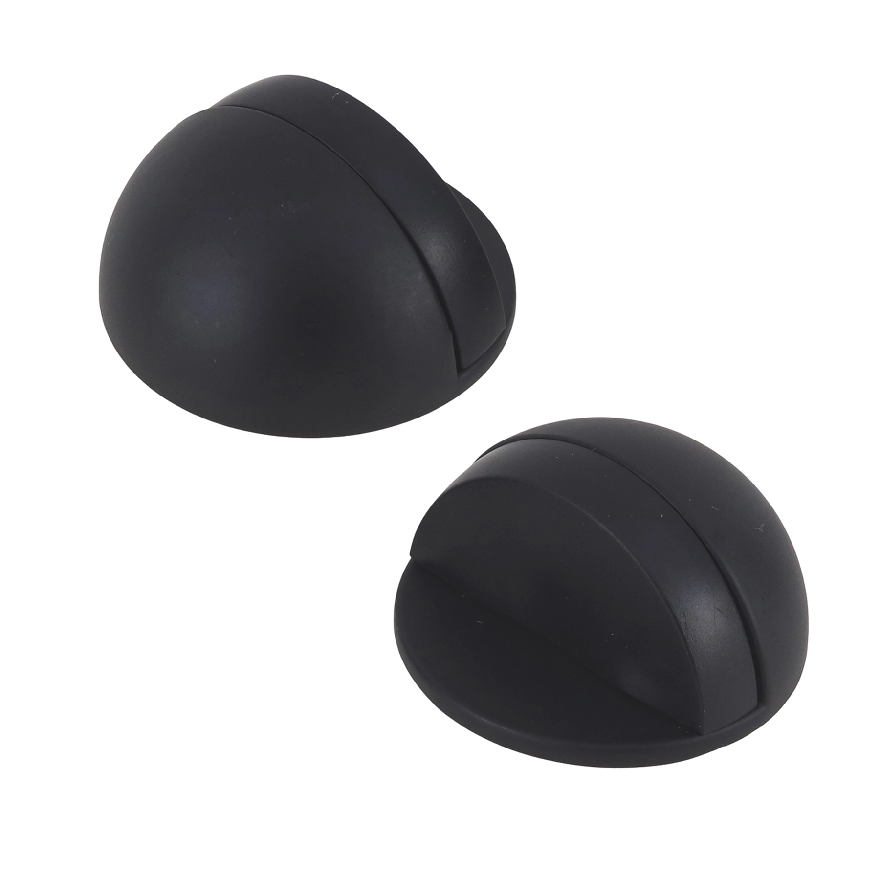 Batedor para Porta Híbrido Parafusar Zinco Preto 2 Peças Inspire