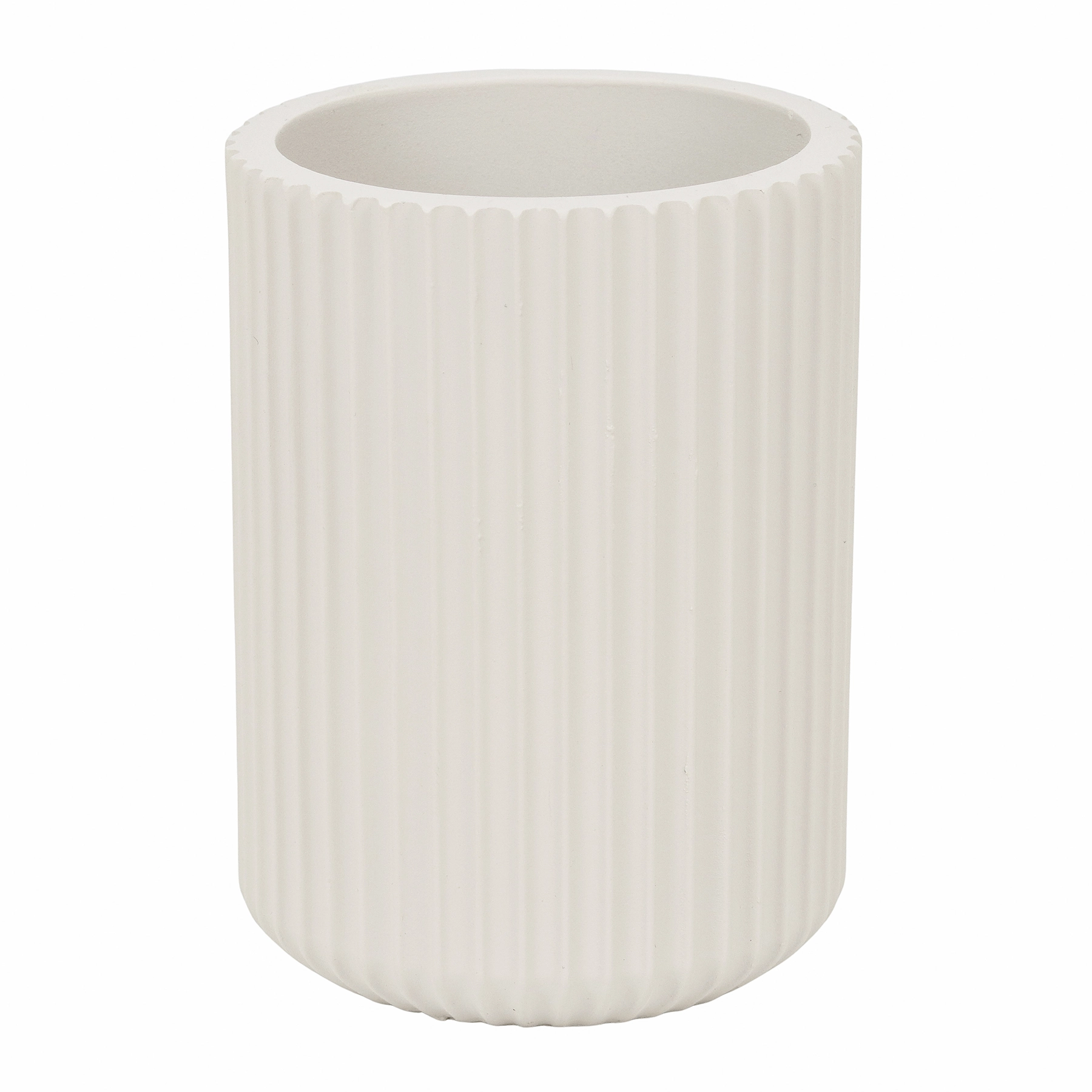 Porta Escova de Dente de Bancada para Banheiro Resina Trench Glamour Sensea