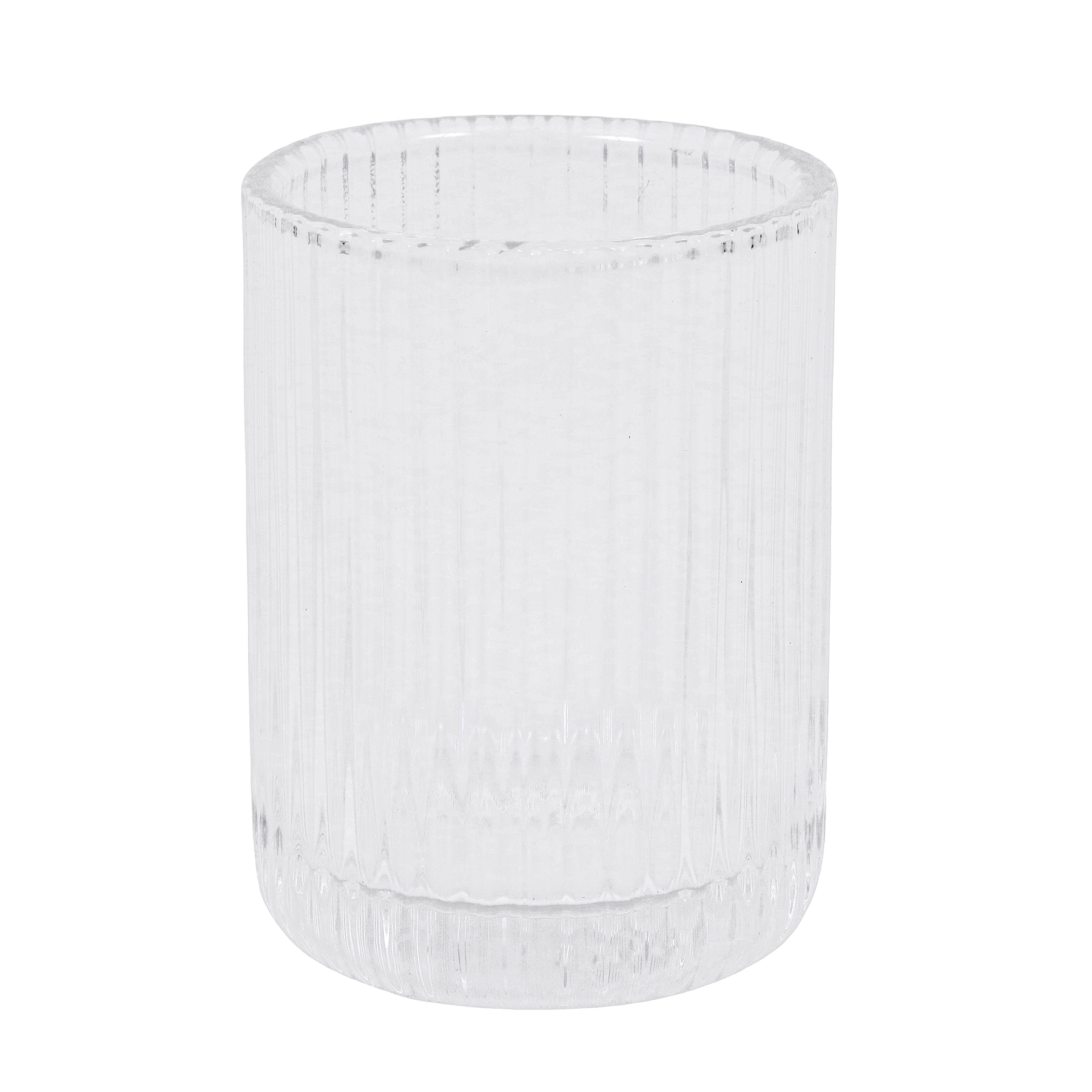 Porta Escova de Dente de Bancada para Banheiro Vidro Transparente Gatsby Sensea