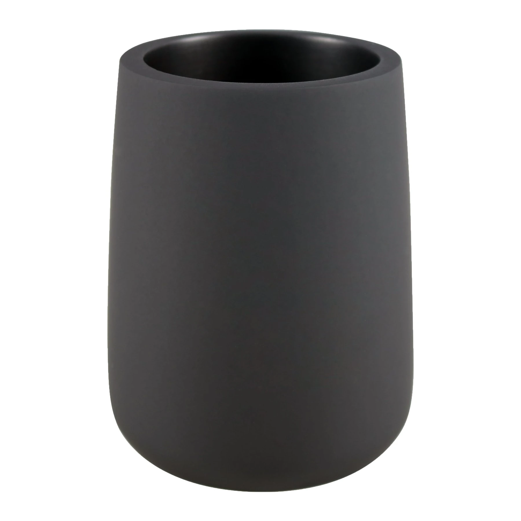 Porta Escova de Dente de Bancada para Banheiro Resina Preto Color Sensea