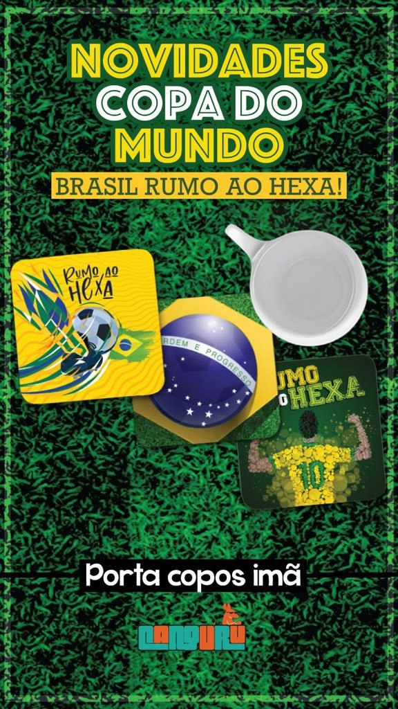 Porta Copo Copa Brasil 129 Canguru