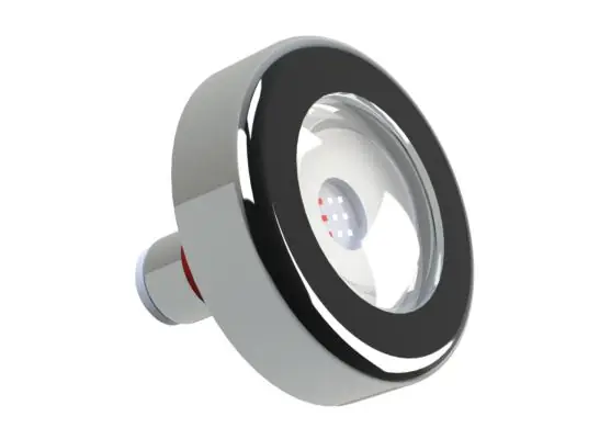 Refletor Power Led Inox Abs 6w Branco Tholz