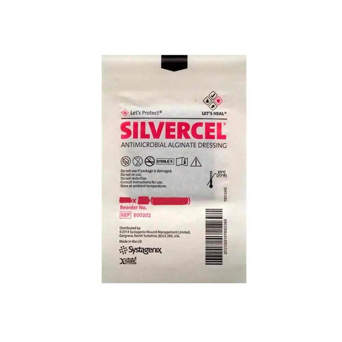 Curativo Silvercel 11x11 CM Unidade