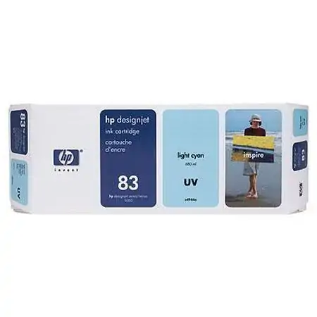 Hp C4944a 83 680 Ml Light Cyan Uv Ink Cartridge