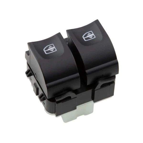 Botão do Vidro Elétrico Dianteiro Lado Esquerdo Duplo - RENAULT 254118722R
