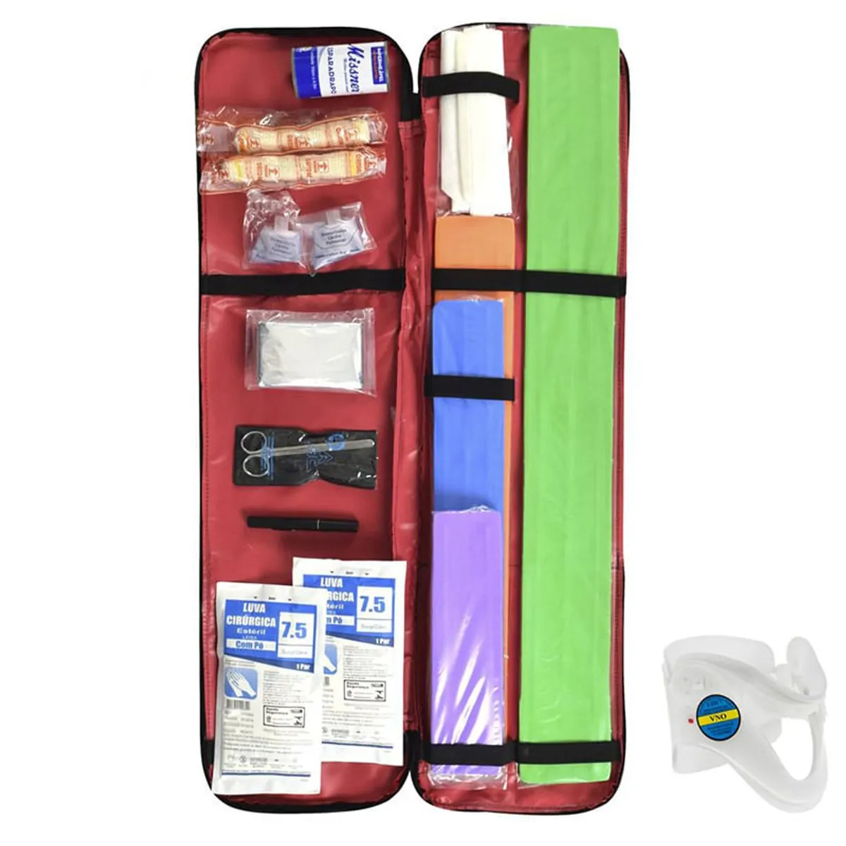 Bolsa Porta Talas e Colares Completa Vermelha