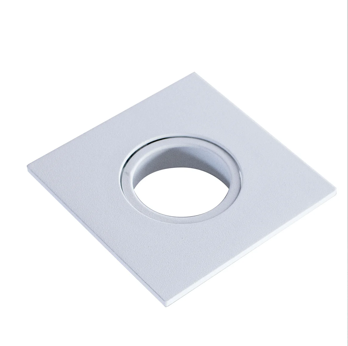kit com 12 spots embutir rente quadrado alumínio injetado orientável p/ Lâmpada dicróica GU10 STL74
