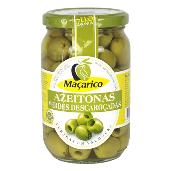 Azeitona Macarico Vde 165gr S/caroco