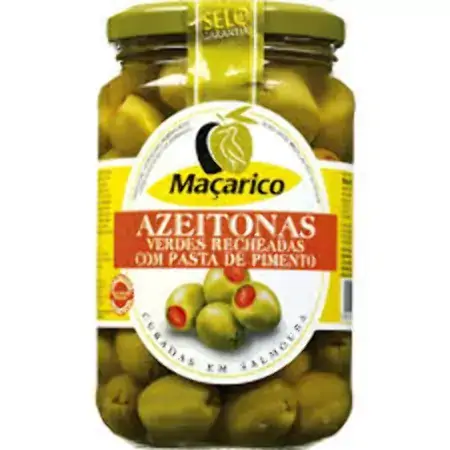 Azeitona Macarico Vde 200gr Recheado Pimento