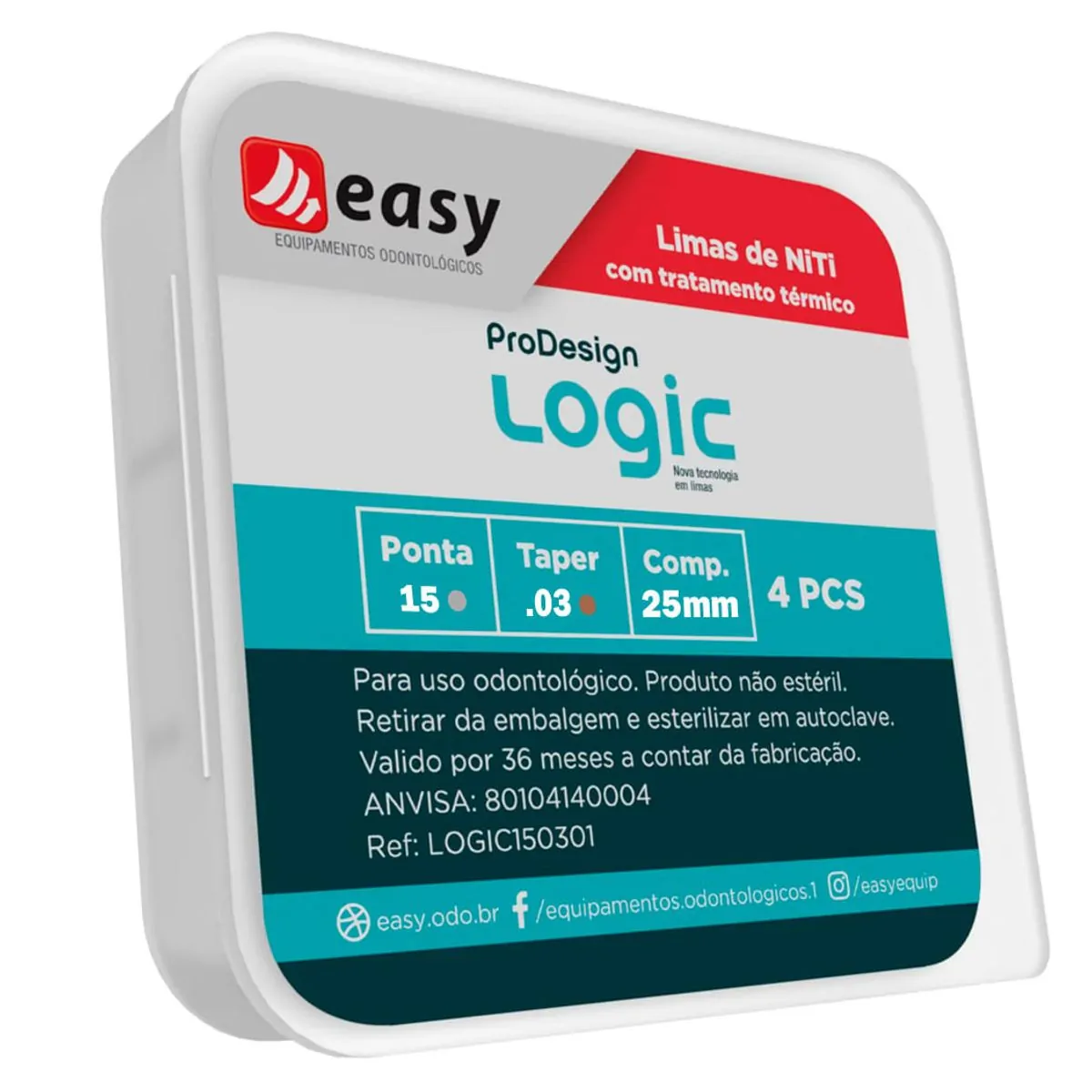 Lima Prodesing Logic 25mm com 4 - Easy - Lima Prodesing Logic 15.03 25mm - Easy