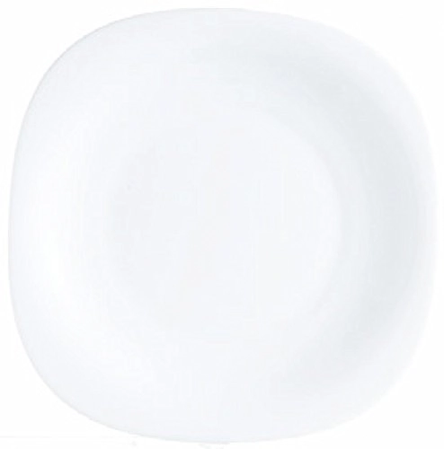 Prato de Sobremesa Carine em Vidro Temperado 19cm Luminarc Branco