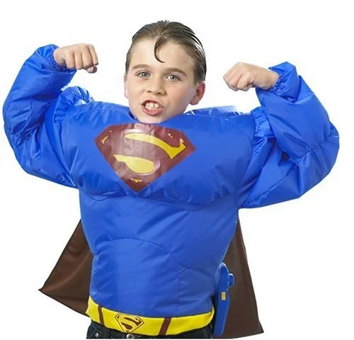 Superman Inflato Suit W/fan, Mattel J7019