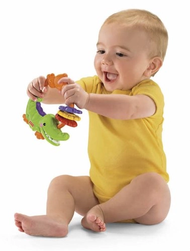 Fisher Price Precious Planet Clacking Crocodile Toy