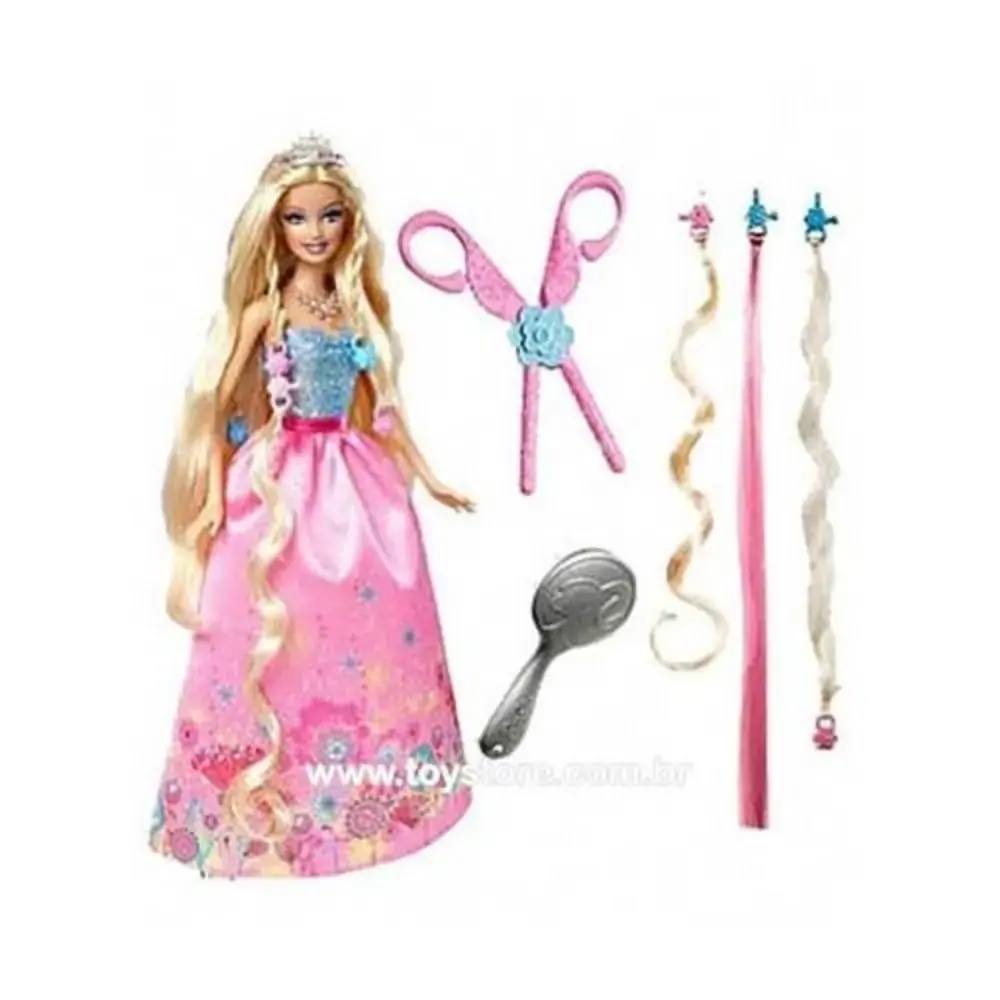 Barbie Princesa Penteado Magico T7361