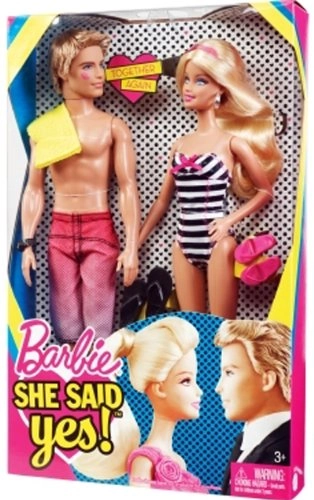 Bon Barbie E Ken Conjunto T7431