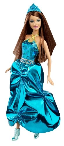Bon Barbie Esc Princesas Morena Az V6912