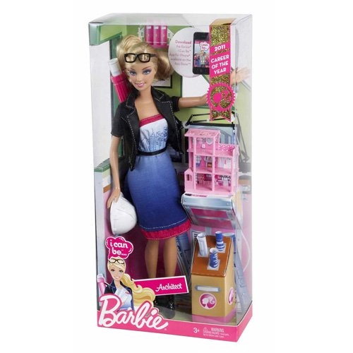 Barbie I Can Be Architect Doll Playset