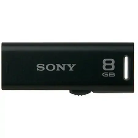 Pen Drive Sony 8gb Usm8gra/bb Retrátil Preto