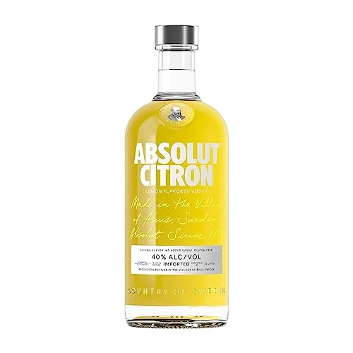 Vodka Destilada Saborizada Citron Absolut Garrafa 750ml