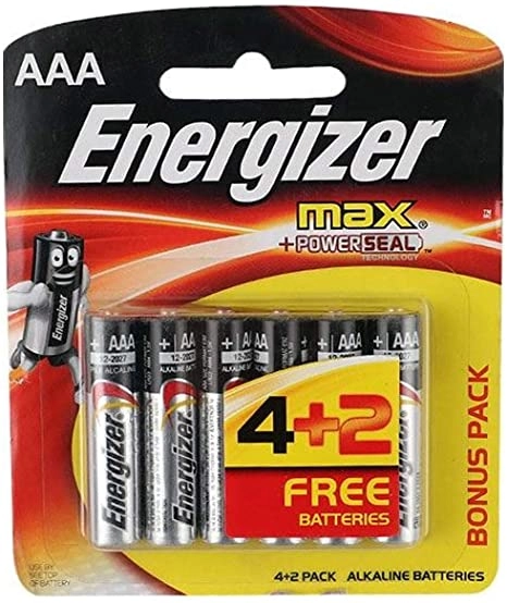 Pilha Energizer Max Palito Aaa 6 Unidades
