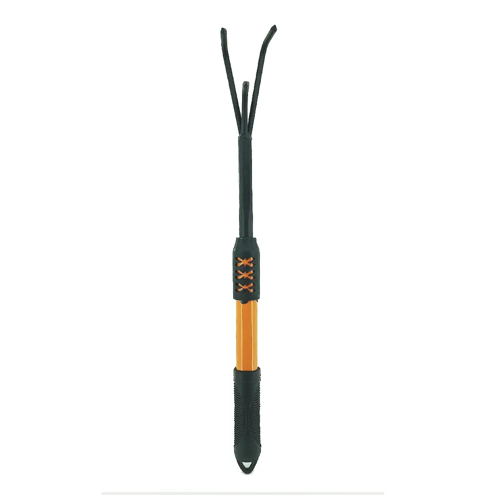 Ancinho De Metal E Base De Borracha Jardinagem 30cm