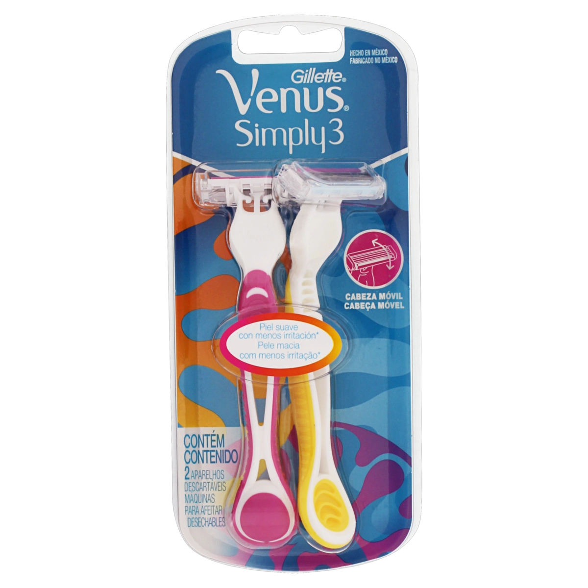 Aparelho Descartável Para Depilar Gillette Venus Simply3 2 Unidades