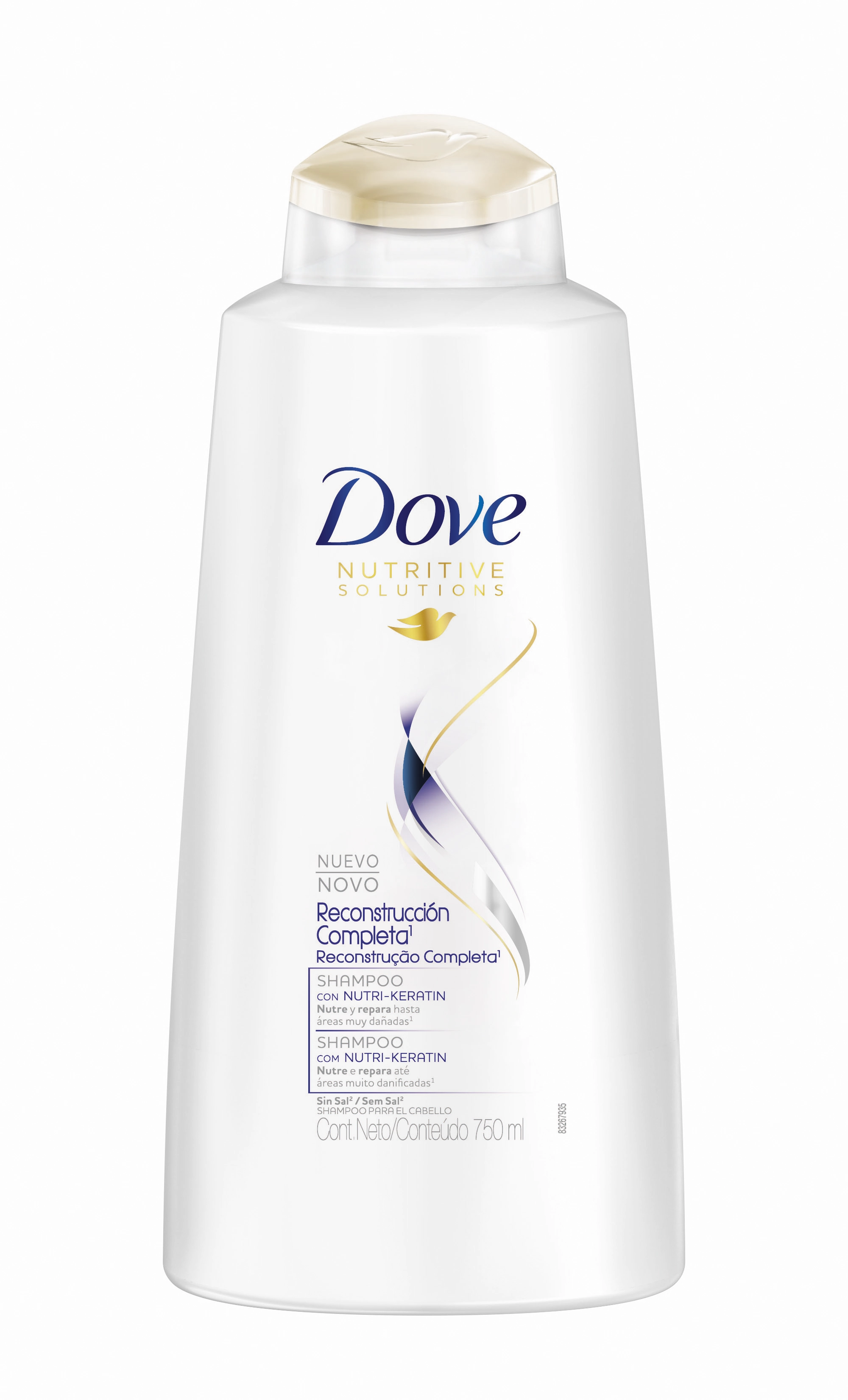 Shampoo Dove Reconstrução Completa 750ml