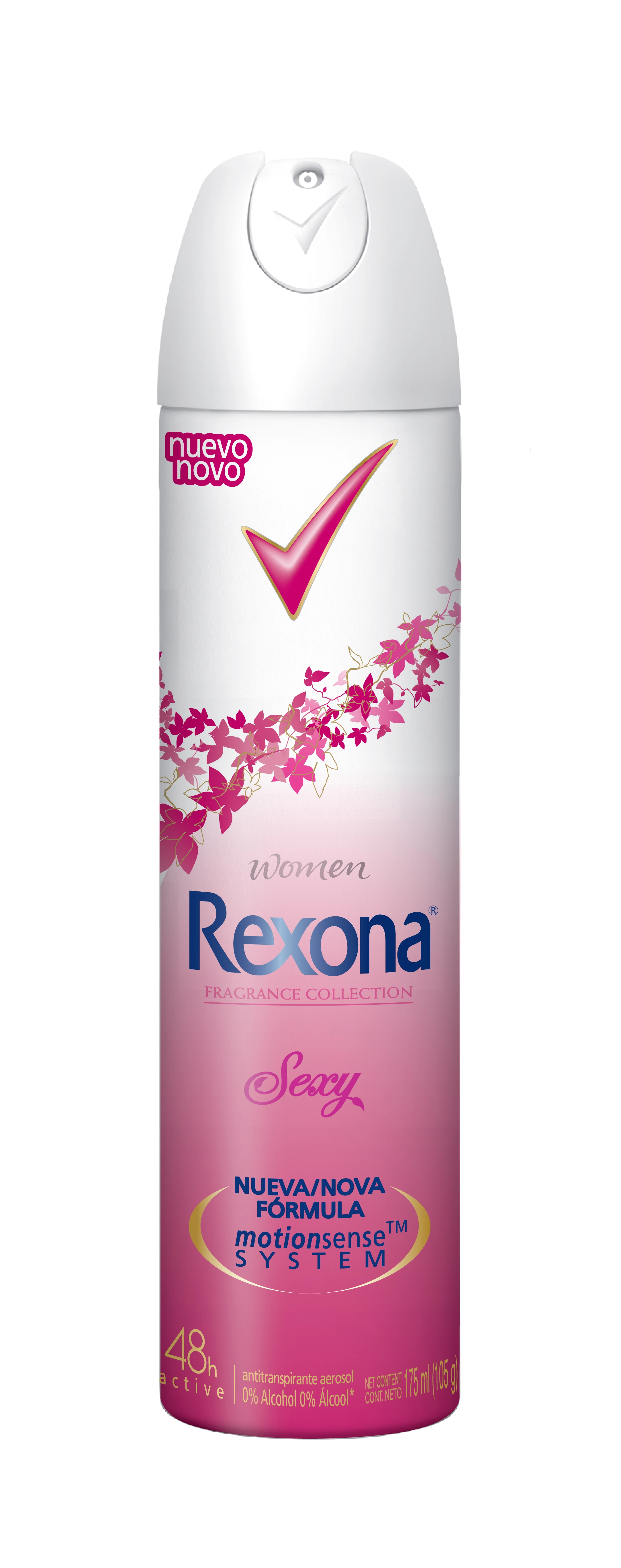 Desodorante Antitranspirante Aerosol Rexona Women Sexy 175ml