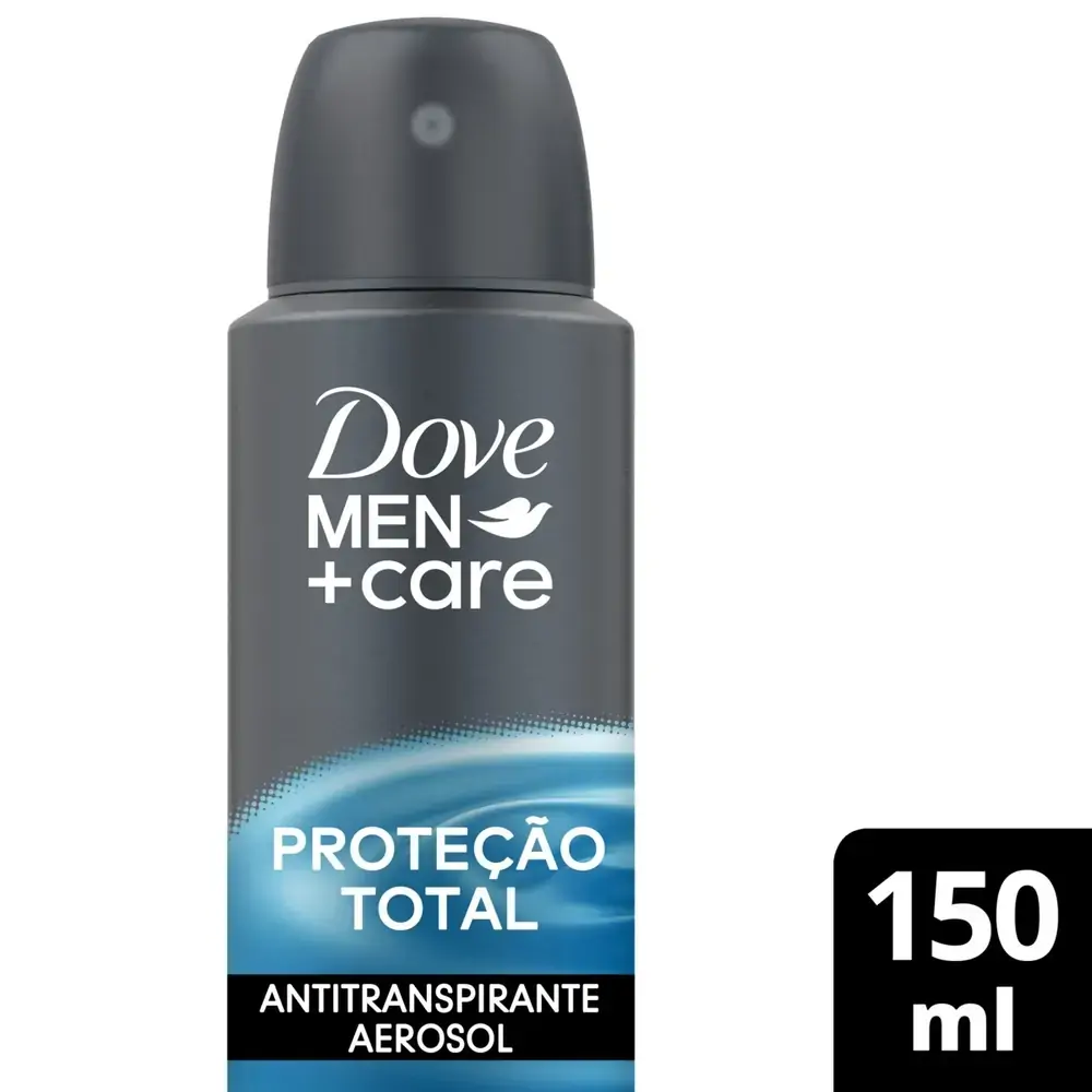 Antitranspirante Aerossol Proteção Total Dove Men Care 150ml Spray
