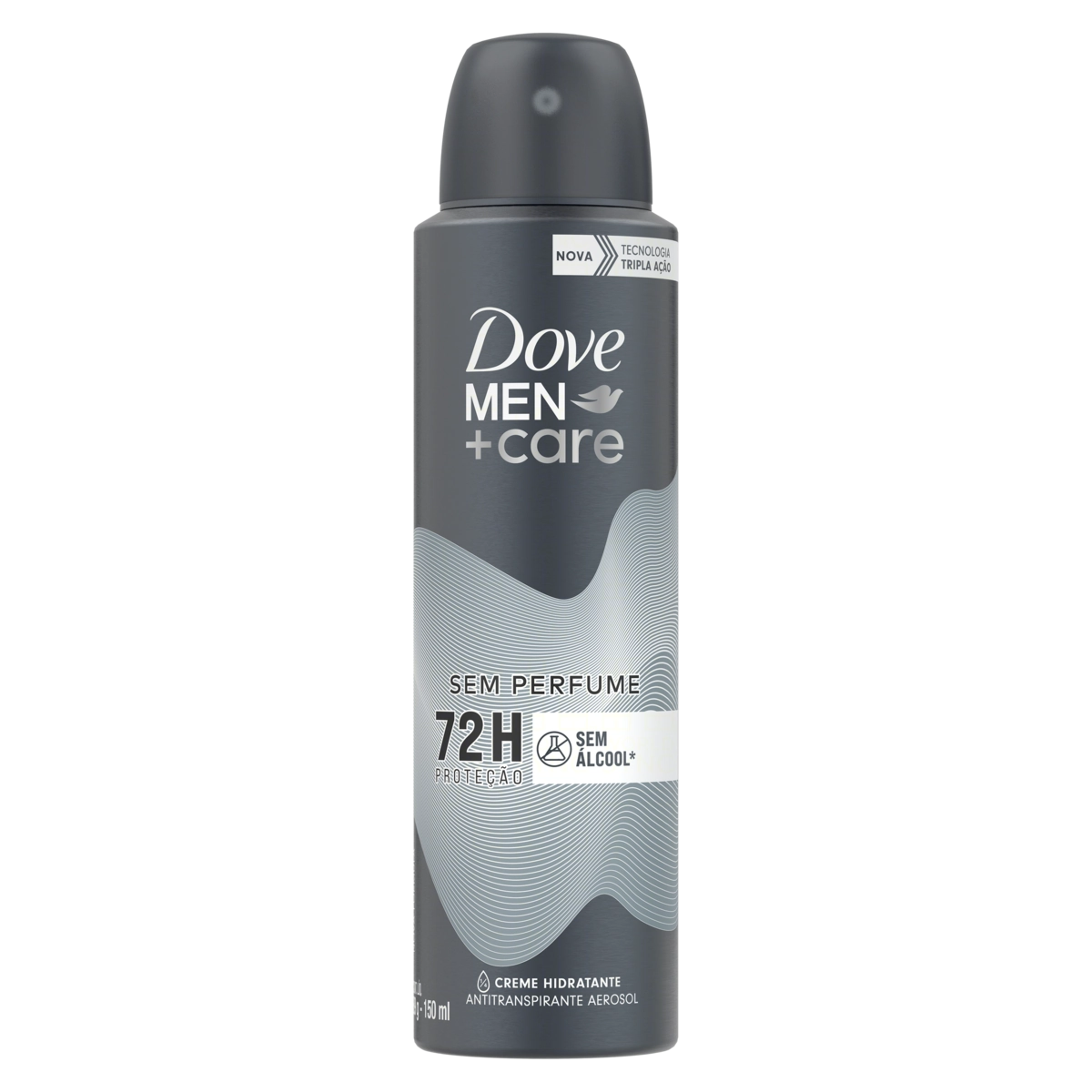 Antitranspirante Aerossol Sem Perfume Dove Men Care 150ml Spray