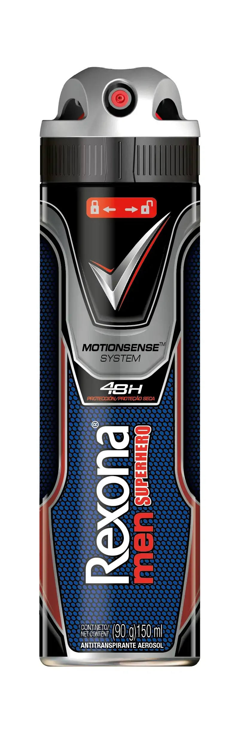 Desodorante Antitranspirante Aerosol Rexona Men Superhero 90g