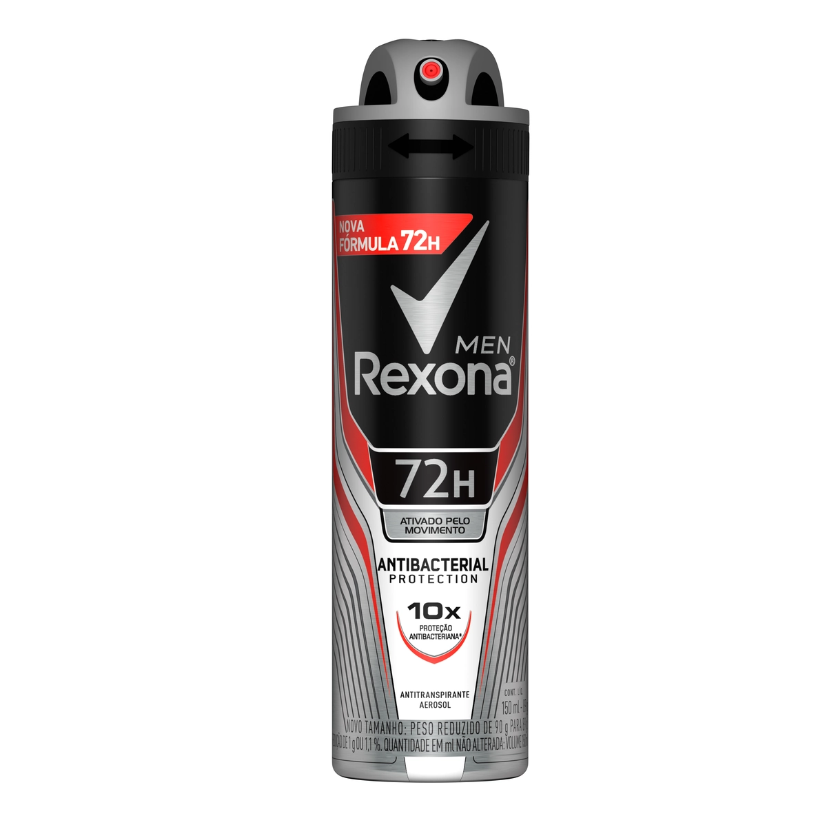 Antitranspirante Aerossol Antibacterial Protection Rexona Men 150ml Spray