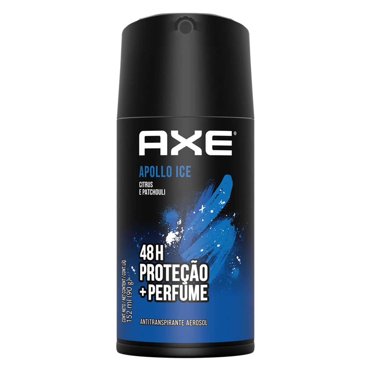 Antitranspirante Aerossol Citrus E Patchouli Axe Apollo Ice 152ml Spray