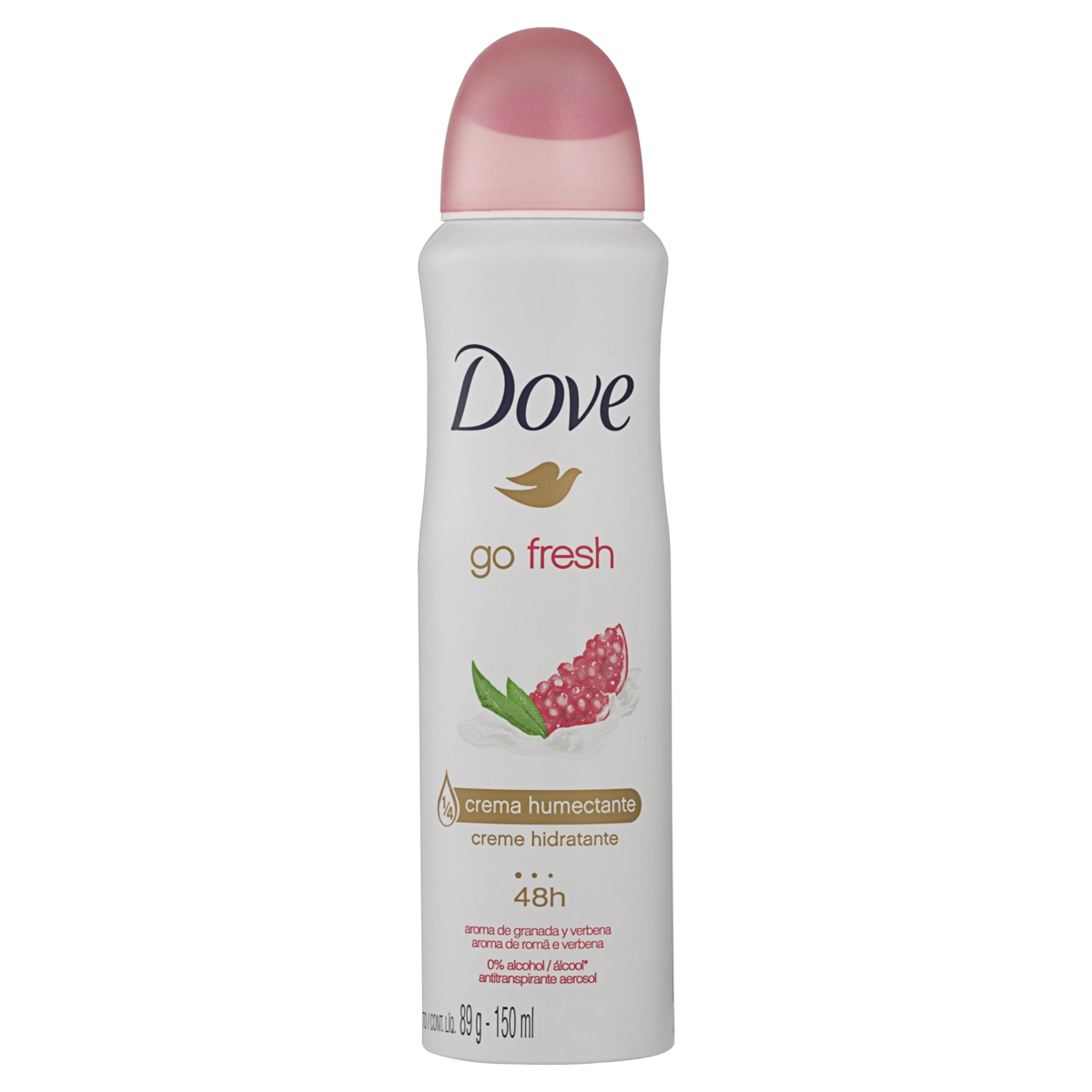 Antitranspirante Aerossol Romã E Verbena Dove Go Fresh 150ml Spray